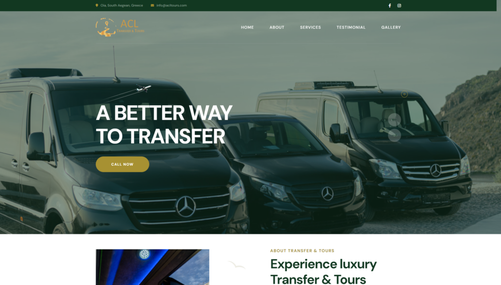 ACL Transfers & Tours project
