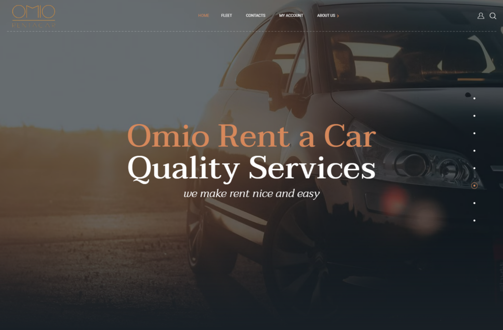 OMIO Rent a Car project